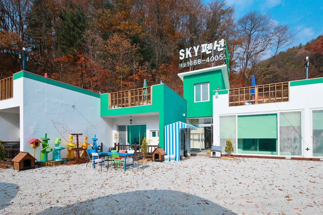 스카이 비발디 펜션 홍천 외부 사진